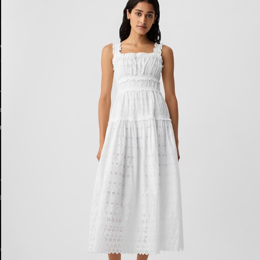 Gap × DÔEN Eyelet Midi Dress *NWT*